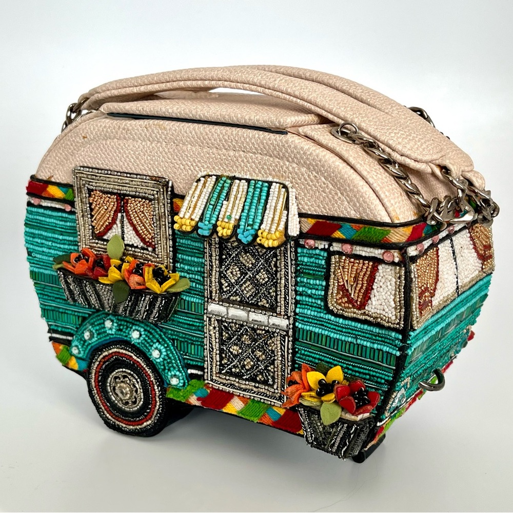 Beaded Camper Mini Bag by Mary Frances - Picture 2 of 16
